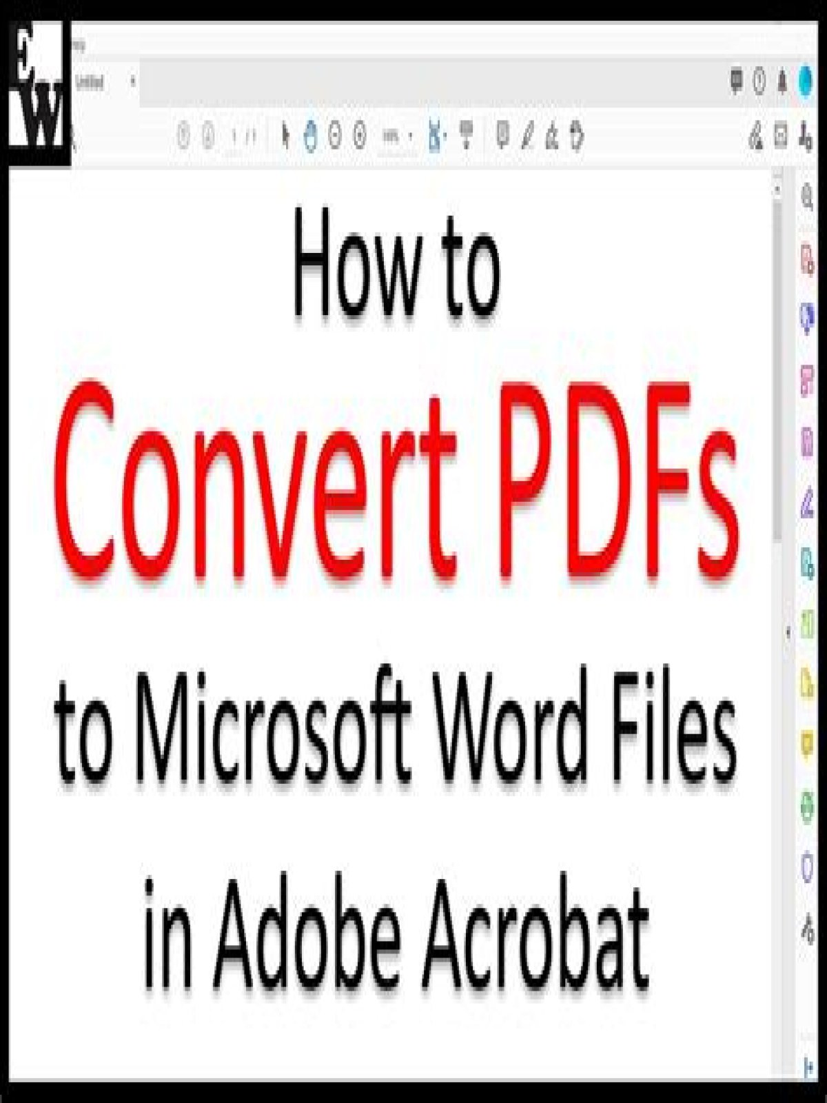 Can adobe acrobat convert pdf to word?