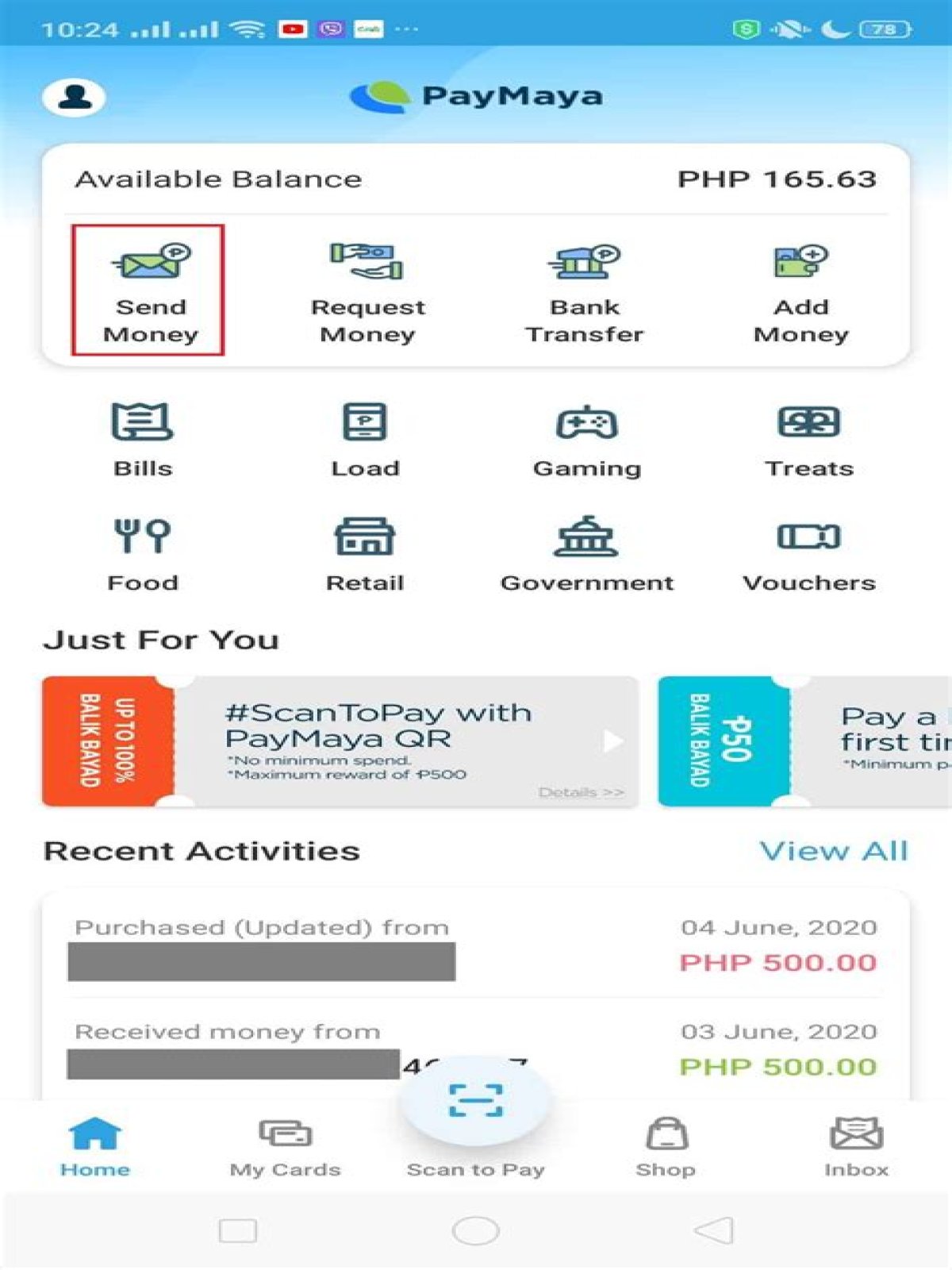 Can smart padala send money to gcash?