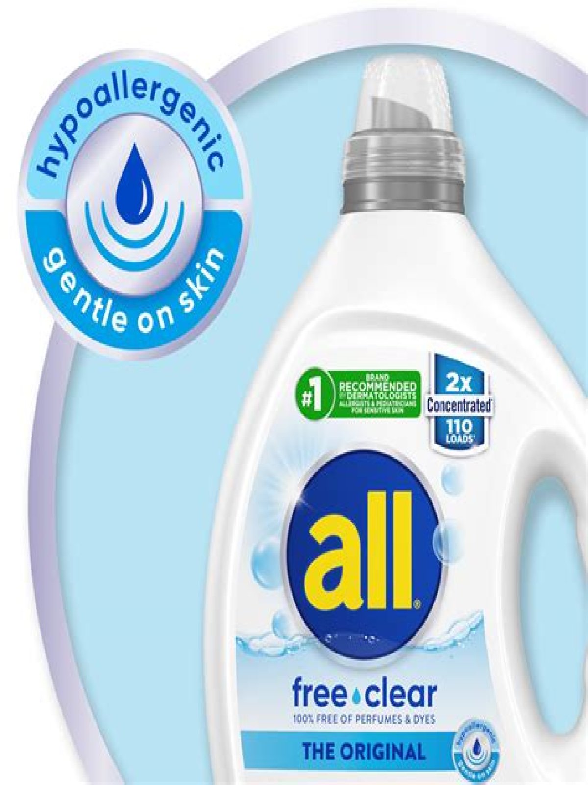 Does free and clear detergent work