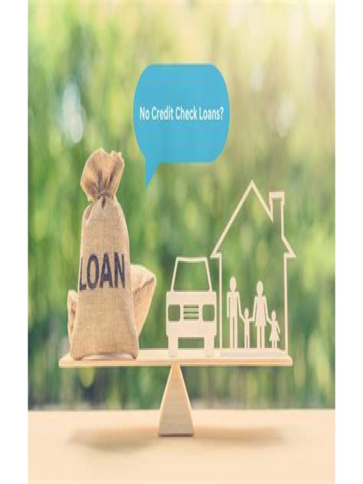How can I get a loan with no credit?