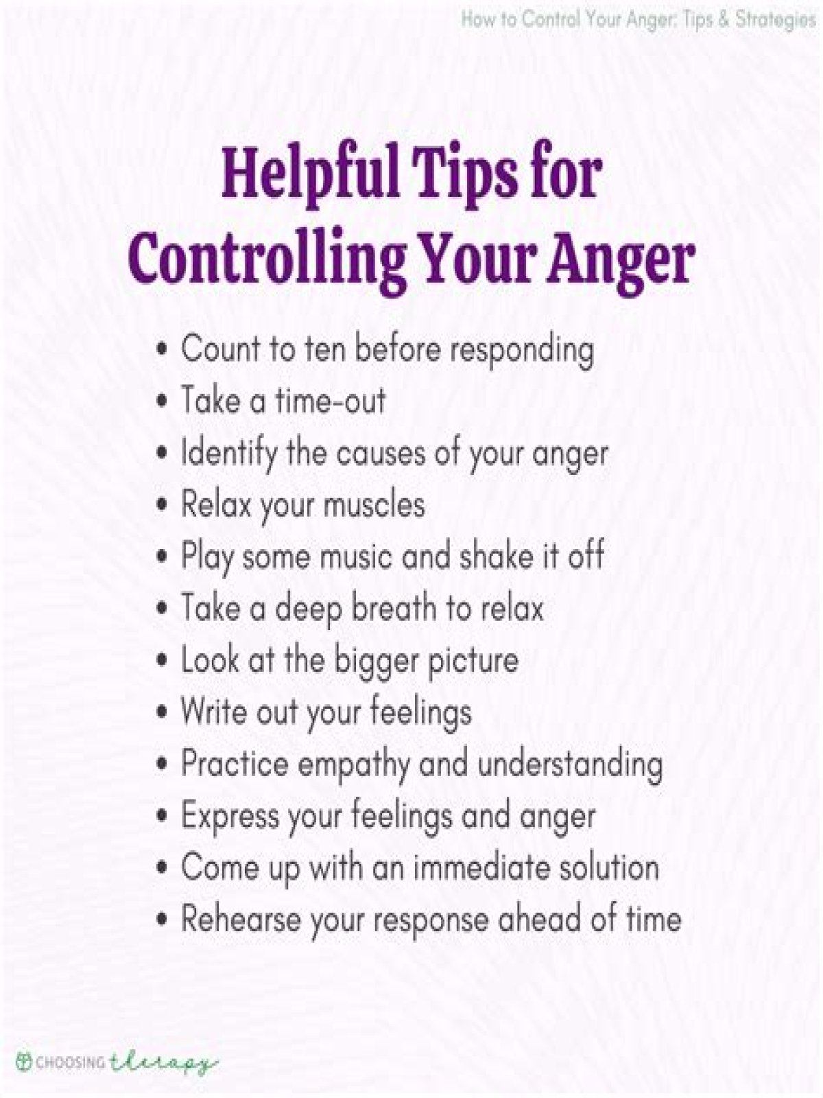 How do I control my anger?