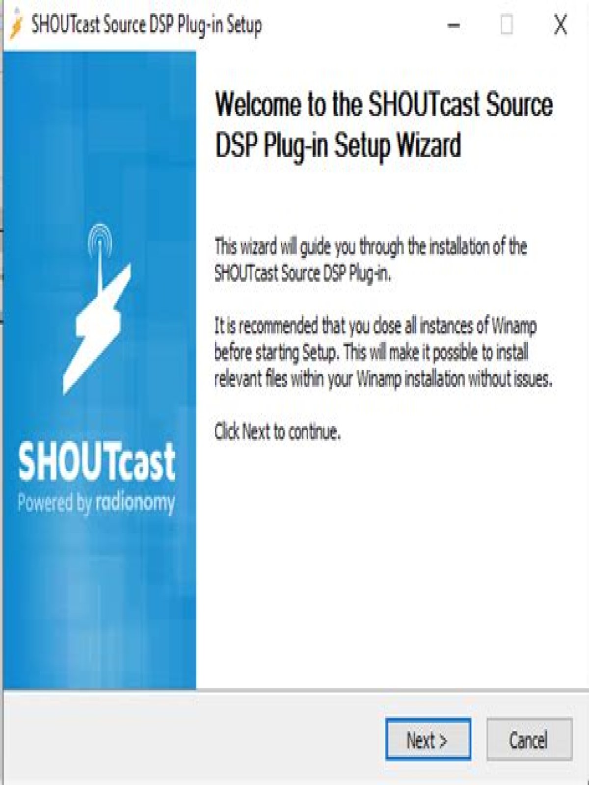 How do I install Shoutcast on Windows?