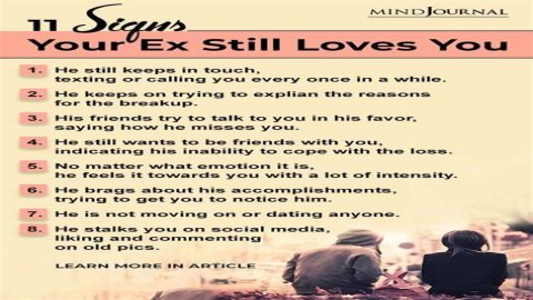 How do you know if your ex is still thinking about you?