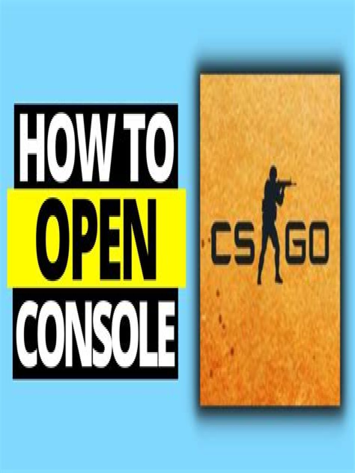 How to open console in csgo