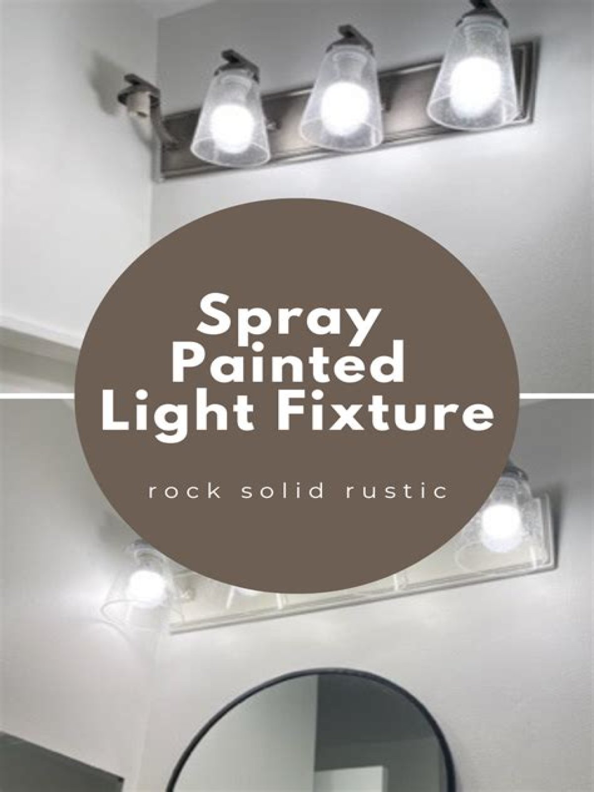 Is it safe to spray paint a light fixture
