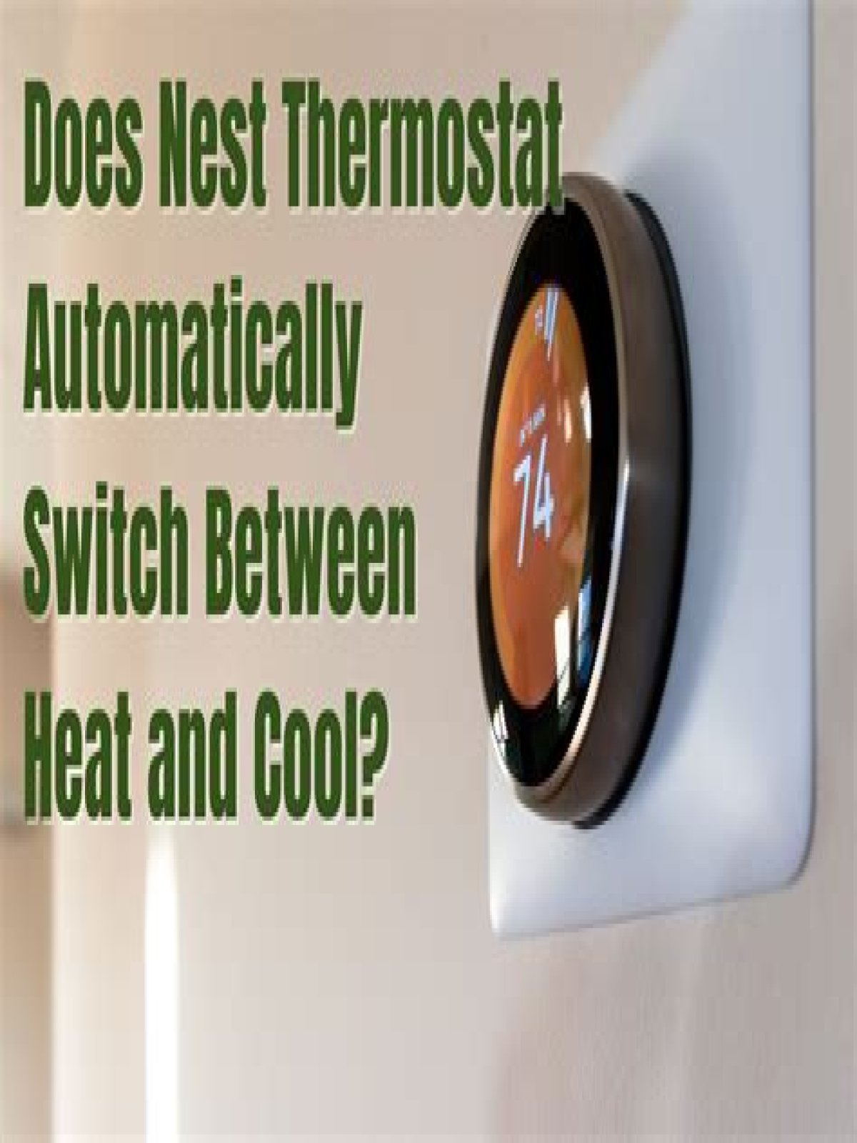 Is there a thermostat that switches from heat to cool automatically?