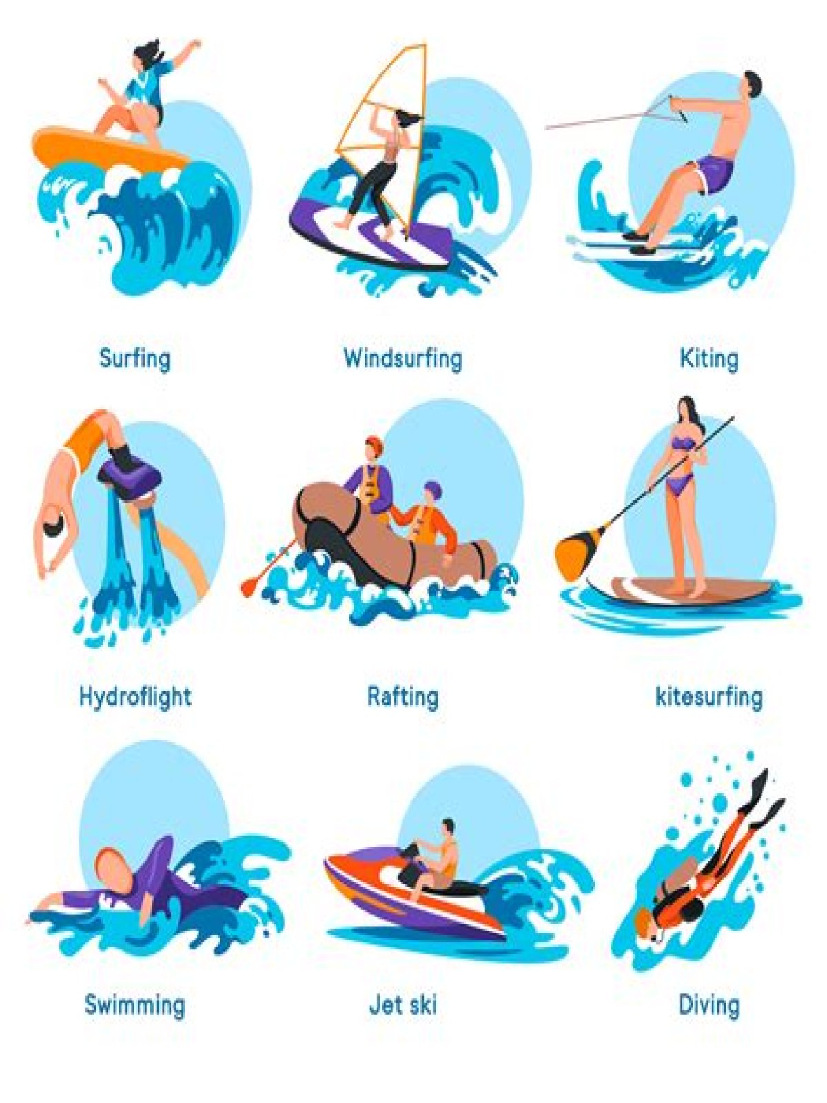 What are summer sports?