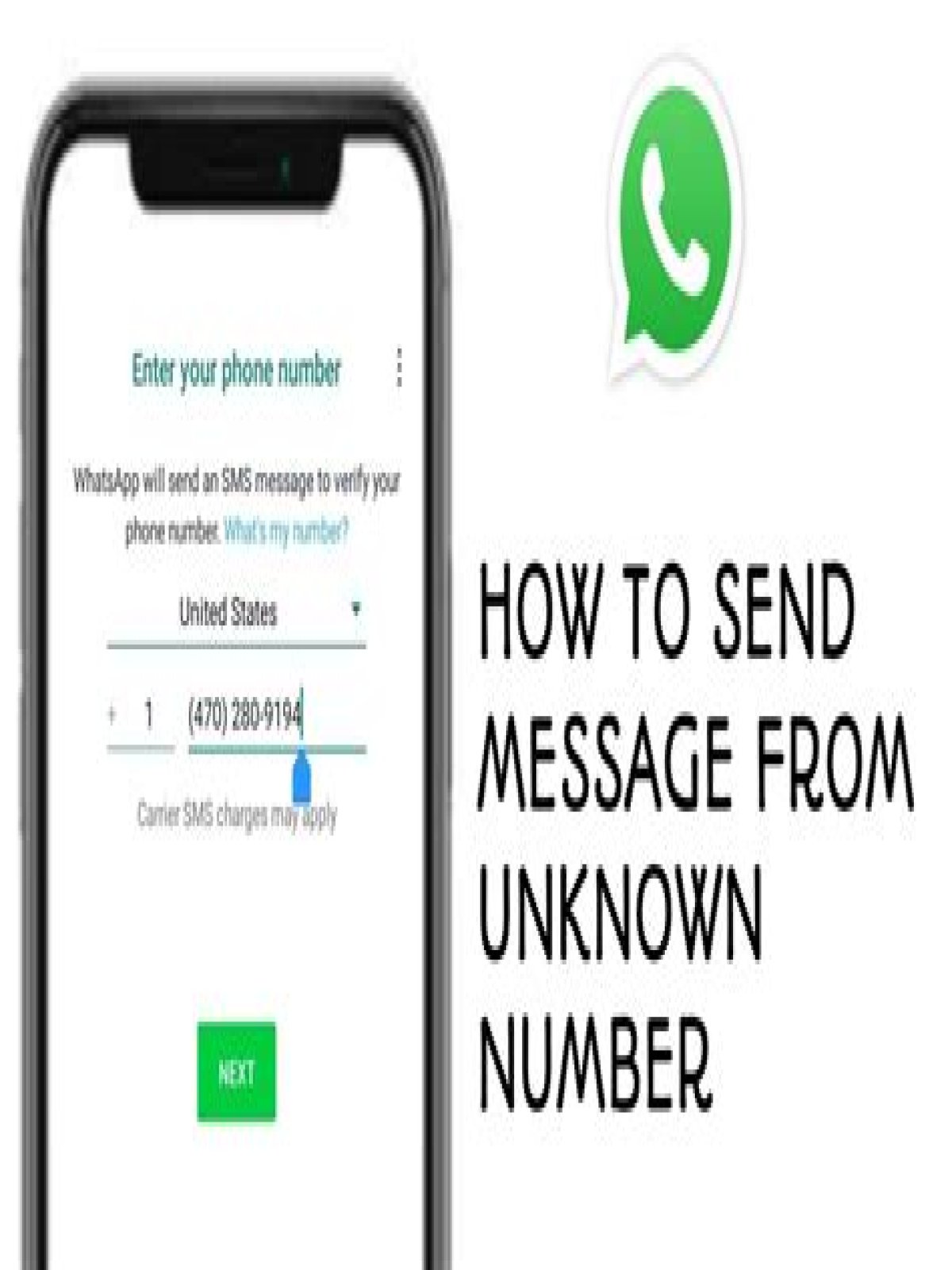 What happens if I get a WhatsApp message from an unknown number?