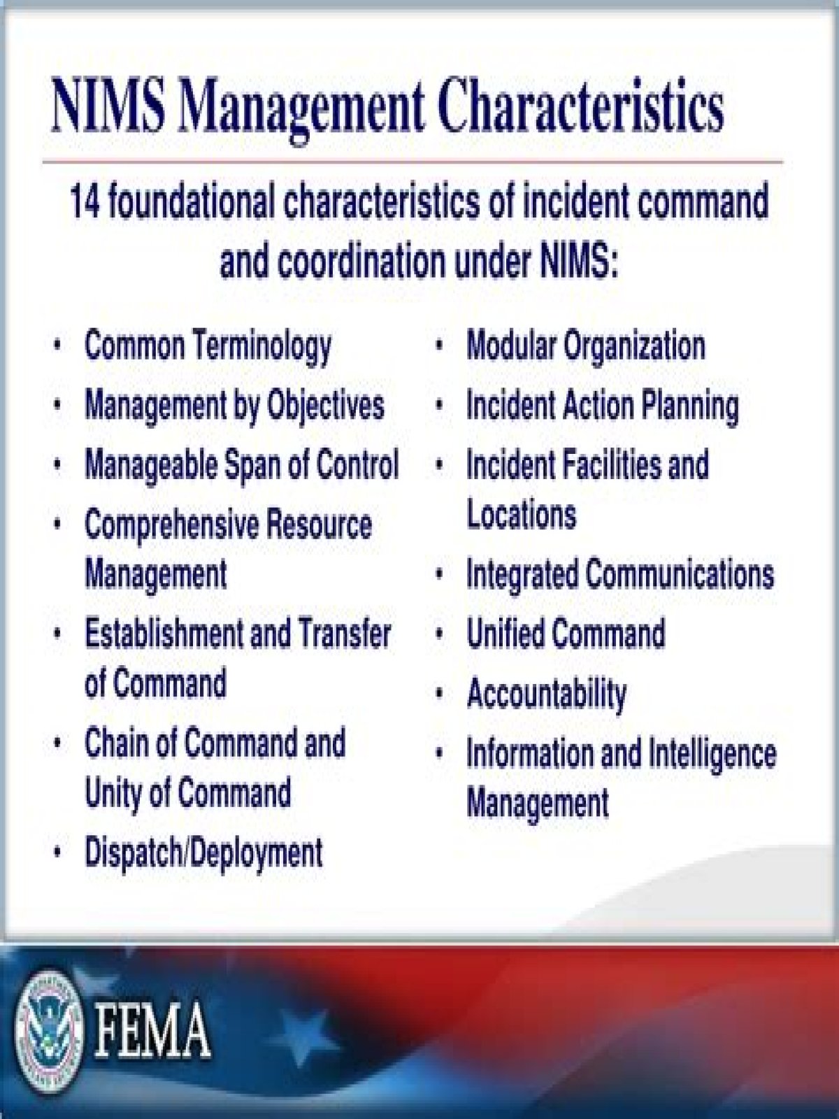 Which NIMS management characteristics include documents that record and communicate incident objectives? check this out – which nims management characteristic includes documents