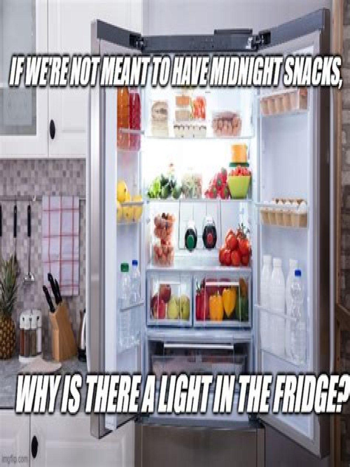 Why is there a light in the fridge
